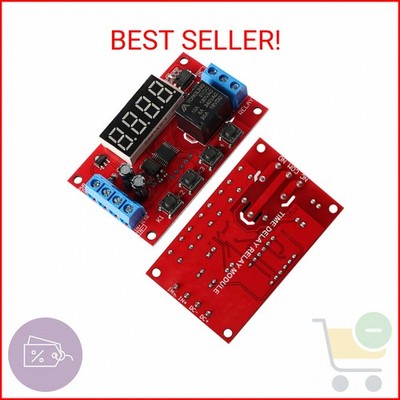 JESSINIE 5V Multi-Mode Time Delay Relay Module, Adjustable Delay Timer, for Auto