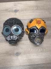 2 - 2008 Hasbro Transformers Bumblebee Voice Activated Helmet Masks - Not Workin