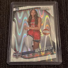 2025 Panini Prizm- White Seismic #149 Kiki Iriafen RC- Washington Mystics