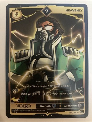 VCard Awakened Worlds 1st Edition R Power 9 - Heavenly Regular 054/250