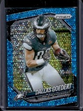 2025 Panini Prizm Dallas Goedert No Huddle Blue #/125 Eagles