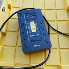 CyberPower XC625-R 625VA 8 Surge Protector Outlets 2 USB Battery Supported