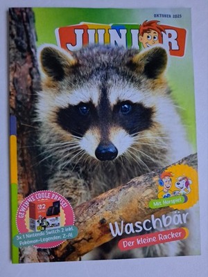 Junior Heft - Oktober 2025 Kindermagazin - ungelesen! 