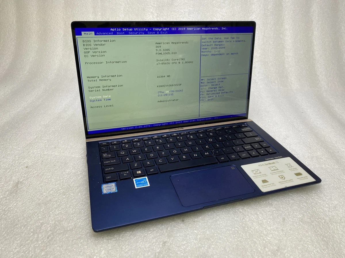 ASUS ZenBook 13-13.9 in Screen PC 512 GB SSD Capacity Laptops