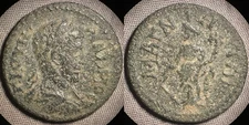MAXIMUS as Caesar Provincial AE22 Magnesia Ionia Ancient Roman Coin Tyche