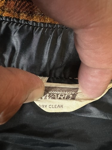 Vintage 60s 70s Montgomery Ward Plaid Wool Shirt Jacket Mens Size S/M - Bild 11 von 11