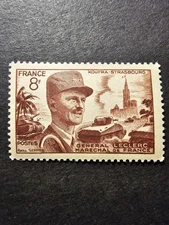 Timnre France Général Leclerc Maréchal De France N°942 New ** Luxury Mnh 1951
