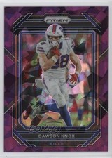 2022 Panini Prizm Purple Ice Prizm 162/225 Dawson Knox #33 0rz7