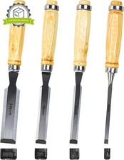 Holzmei&szlig;el Set 4-teilig 6-24 mm Geschliffene Klingen f&uuml;r Holzarbeiten Schnitzen