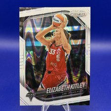 2025 Panini Prizm WNBA Elizabeth Kitley White Seismic Prizm #41 Las Vegas Aces