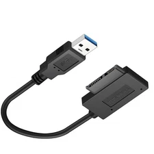 USB3.0 to SATA7+6Pin 13 Pin Slimline Sata Cable for Laptop CD DVD ROM Drive d