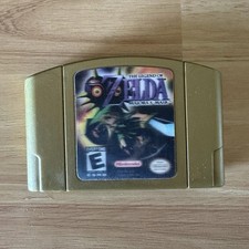 The Legend of Zelda Majora's Mask Gold Holo Cartridge