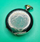 BILLODES ZENITH PURE SILVER VINTAGE ANTIQUE POCKET WATCH