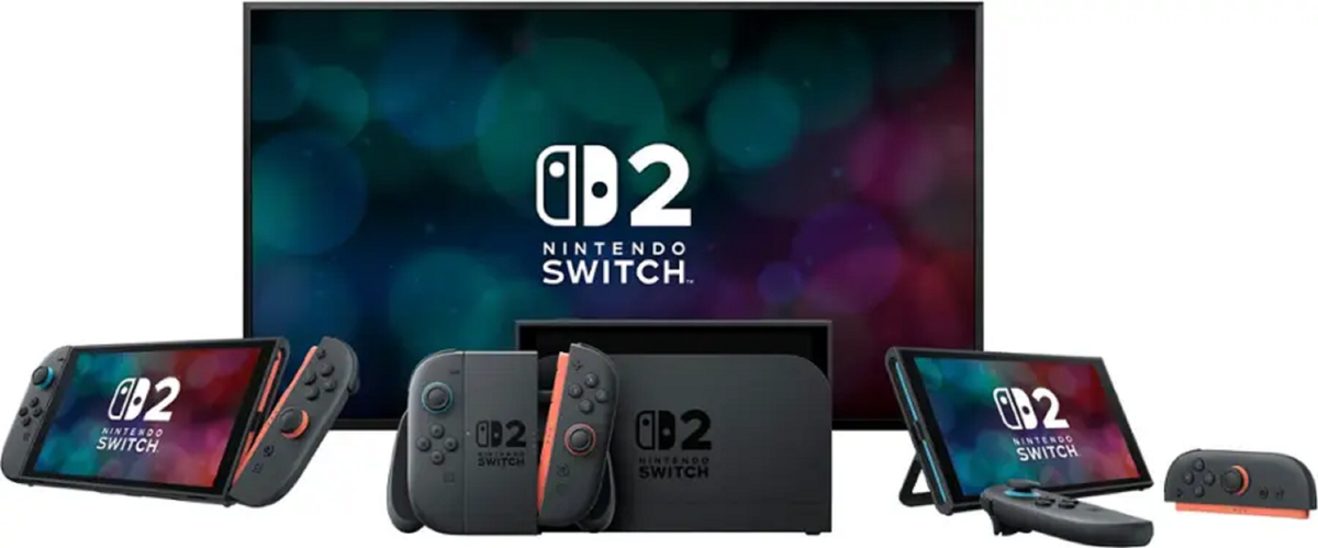 Nintendo Switch 2 Console with Mario Kart World Bundle Black