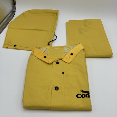 Condor Rain Suit,Jacket/Pant,Unrated,Yellow, Condor XL