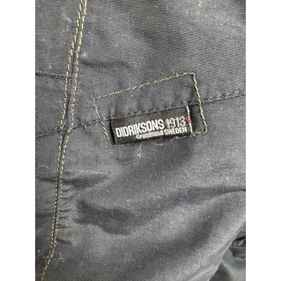 DIDRIKSONS 1913 WOMEN HOODED BLACK STORM SYSTEM JACKET SIZE 40