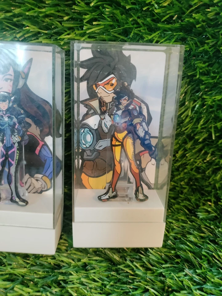 2 Overwatch 3 pulgadas esmalte coleccionable FiGPiN Wave 1 - D.Va & Tracer Foto 3 de 4