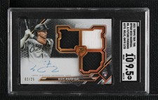 2021 Topps Triple Threads Onyx 2/25 Nick Madrigal SGC 9.5 Mint+ Auto 0k20