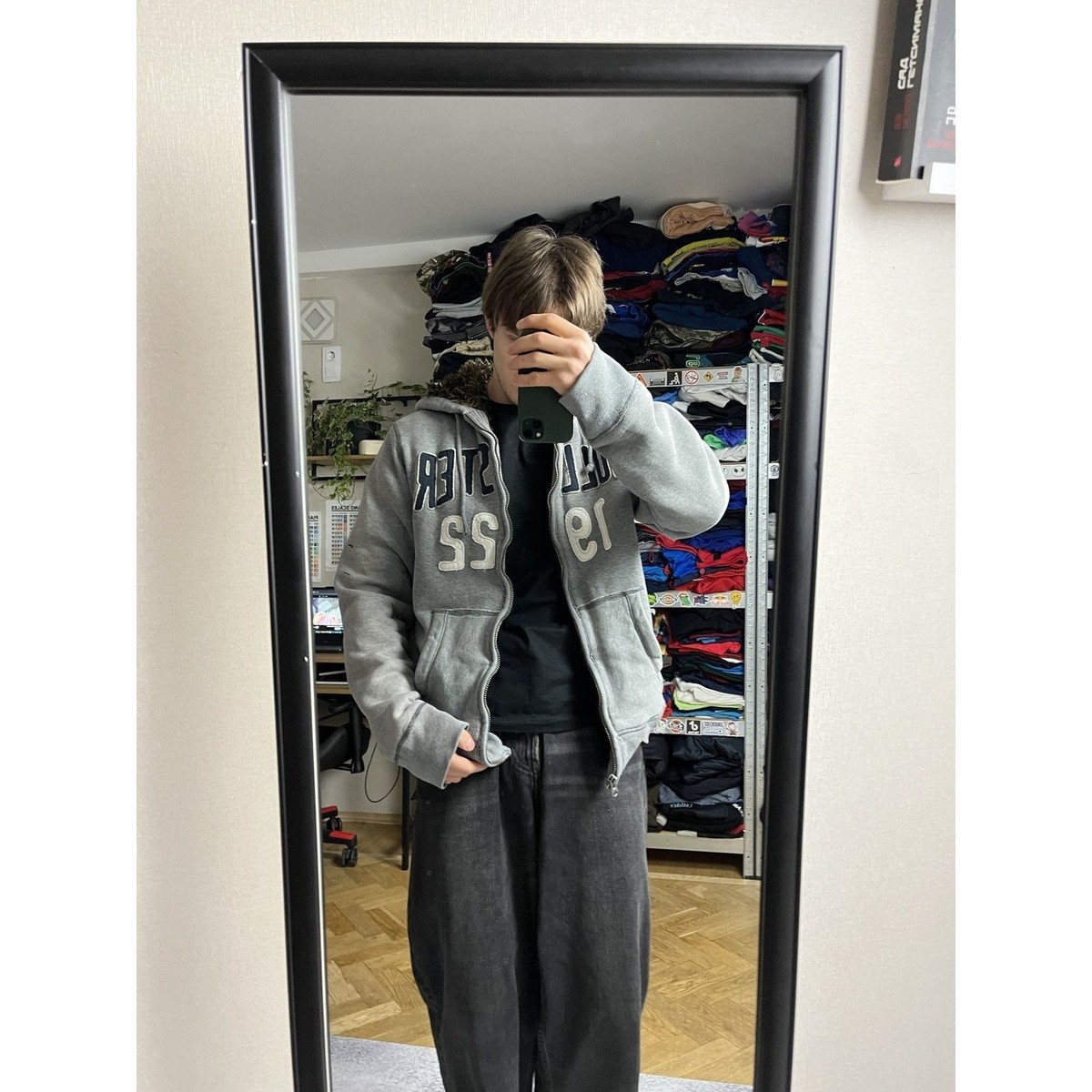 Y2K Holister Faux Fur Zip Hoodie LGB if6was9 Japanese Style Avant
