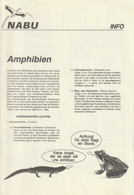 Amphibien NABU Info / Heinz Peper