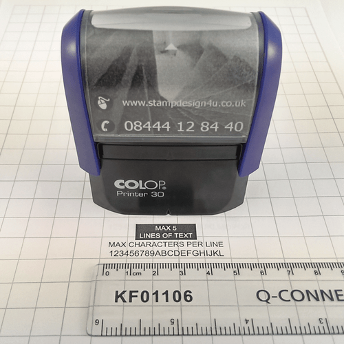 Estampillas de goma personalizadas Nuevas estampillas tinta negra autoentintado COLOP NHS dirección comercial - Imagen 3 de 6