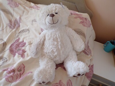 LARGE TEDDY BEARS - Quantity of 3 - White, Brown & Tan