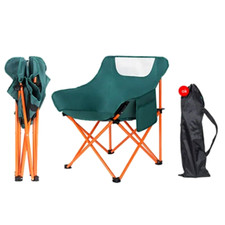 Camping Chair Folding Moon Chairs Ergonomic Comfy Camping Chair Portable