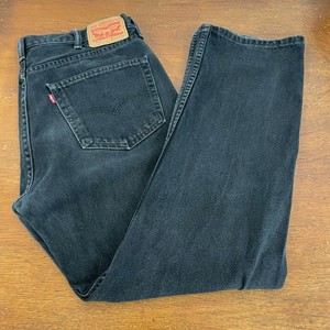Levi's 505 Denim W38 L32 Black Jeans Regular Fit Levi Strauss (X10 T5) |  eBay