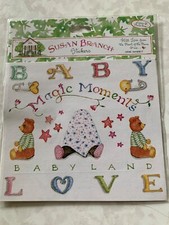 SUSAN BRANCH 3D COLORBOK GLITTER STICKERS MAGIC MOMENTS BABY LAND BABY LOVE