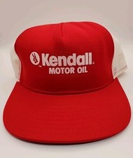 Vtg Kendall Motor Oil USA Trucker Hat Snapback Cap Vintage
