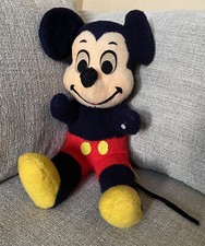 Vintage Walt Disney Mickey Mouse Stuffed Toy 1960s