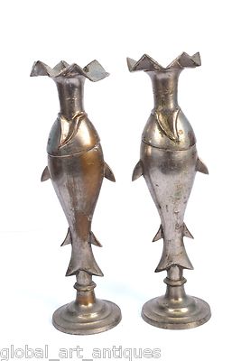 Sehr Schön Schöne Handcrafted Antik Messing Figurale Blumen Dose G7-194