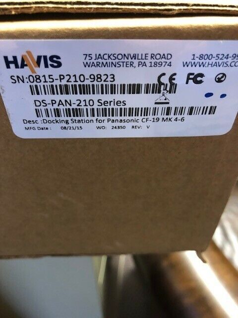 Havis DS-PAN-210 Panasonic Toughbook CF19 Docking Station ***BRAND NEW 