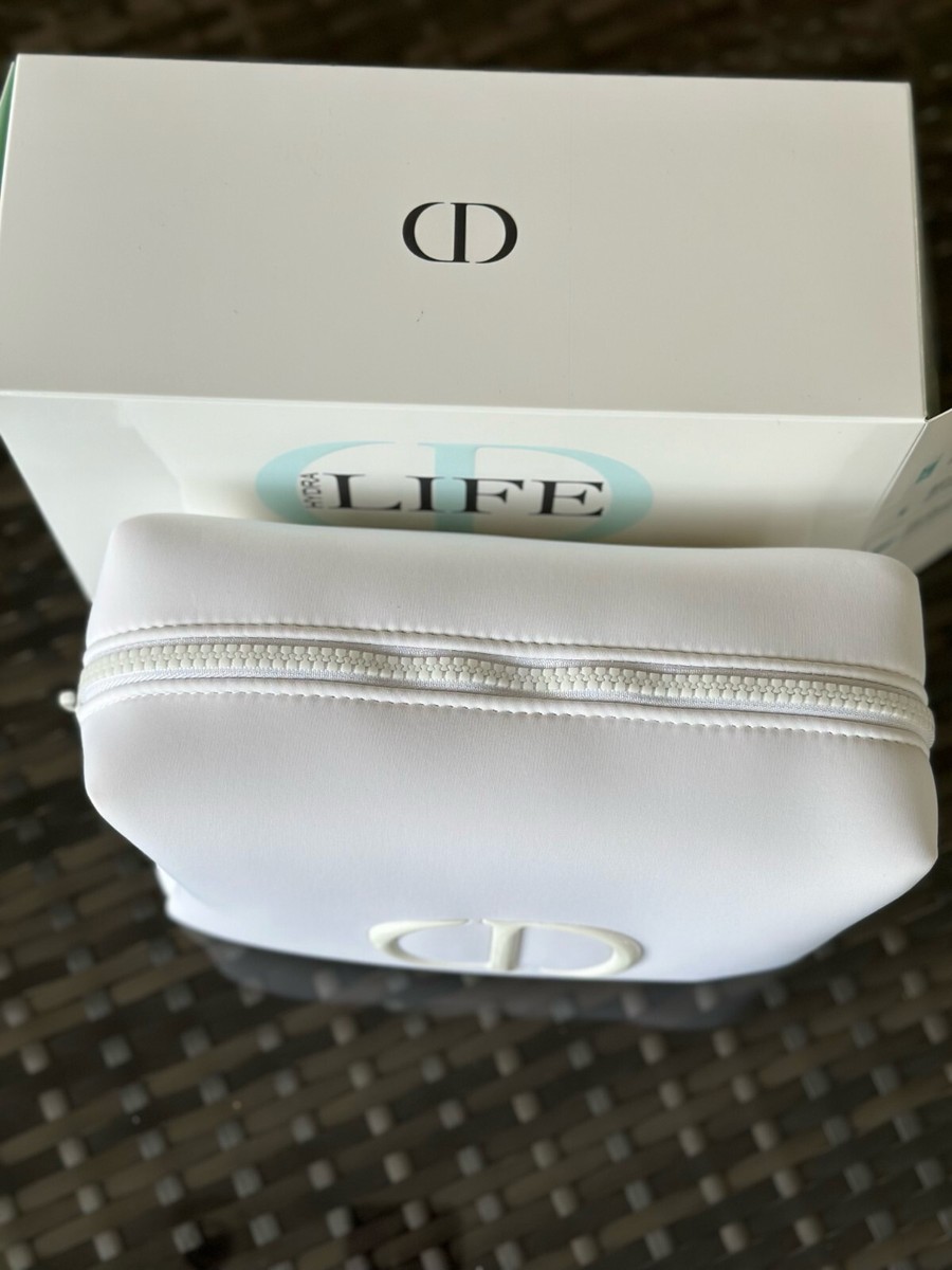 Dior Cosmetics Bag Pouch White New in Box 20x14x11cm | eBay