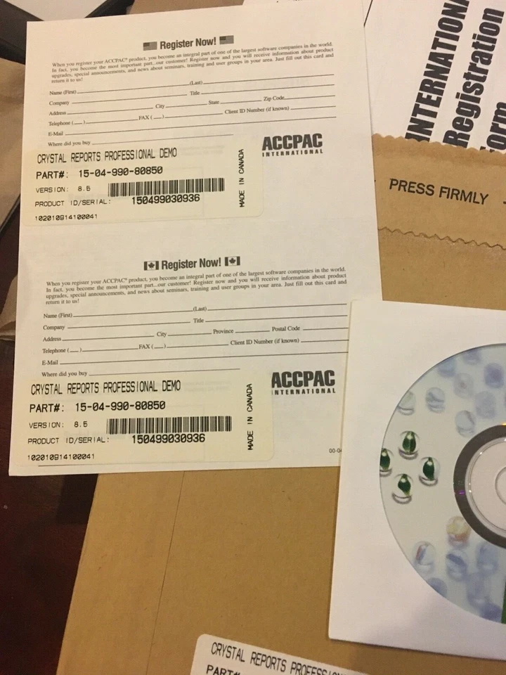 NEW Seagate Crystal Reports Professional for ACCPAC Advantage Series Version 8.5 - Image 3 of 3