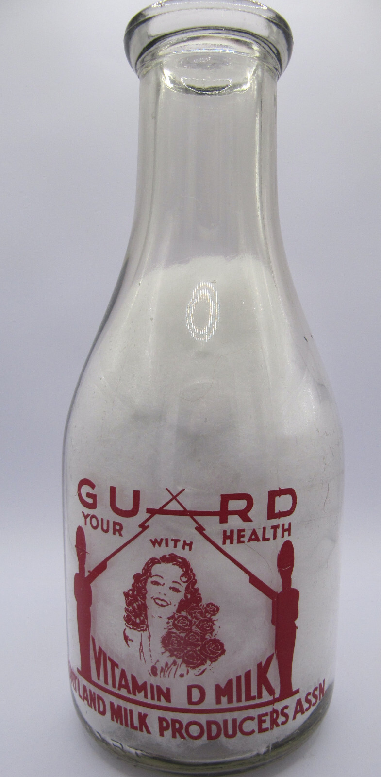 Vintage bottle, PORTLAND MILK PRODUCERS, Guard Your Health, RMB