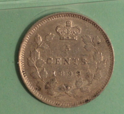 1899 Canada Silver 5 Cents - Graded ICCS VF-30 - Serial XYJ 404 | eBay