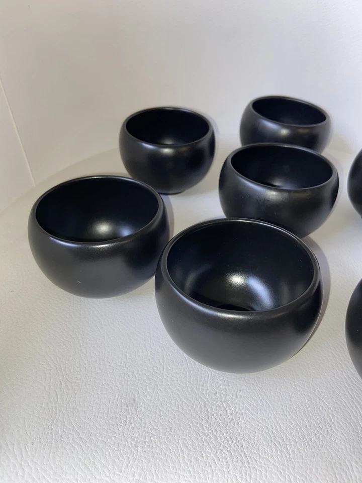 CONJUNTO DE 8 TIGELAS PEQUENAS DE CERÂMICA REDONDAS DE 3 POLEGADAS CHANTAL - Imagem 3 de 4