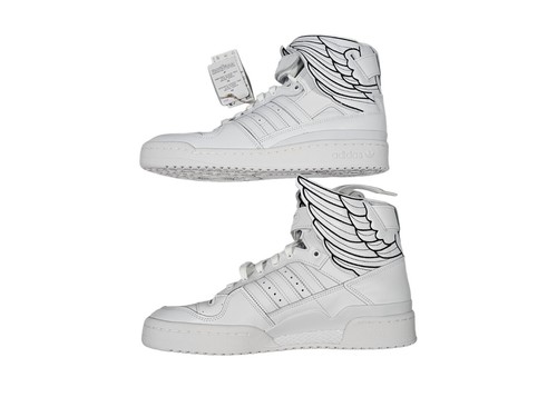 Adidas Wings 4.0 x Jeremy Scott Zapatilla Talla 13 EE. UU. 12 UK 48 UE Blanco Nube - Imagen 4 de 13