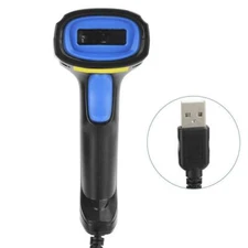 Barcode Scanner USB Wired Portable Laser Scan Bar Code Reader Scan POS Shop 1D