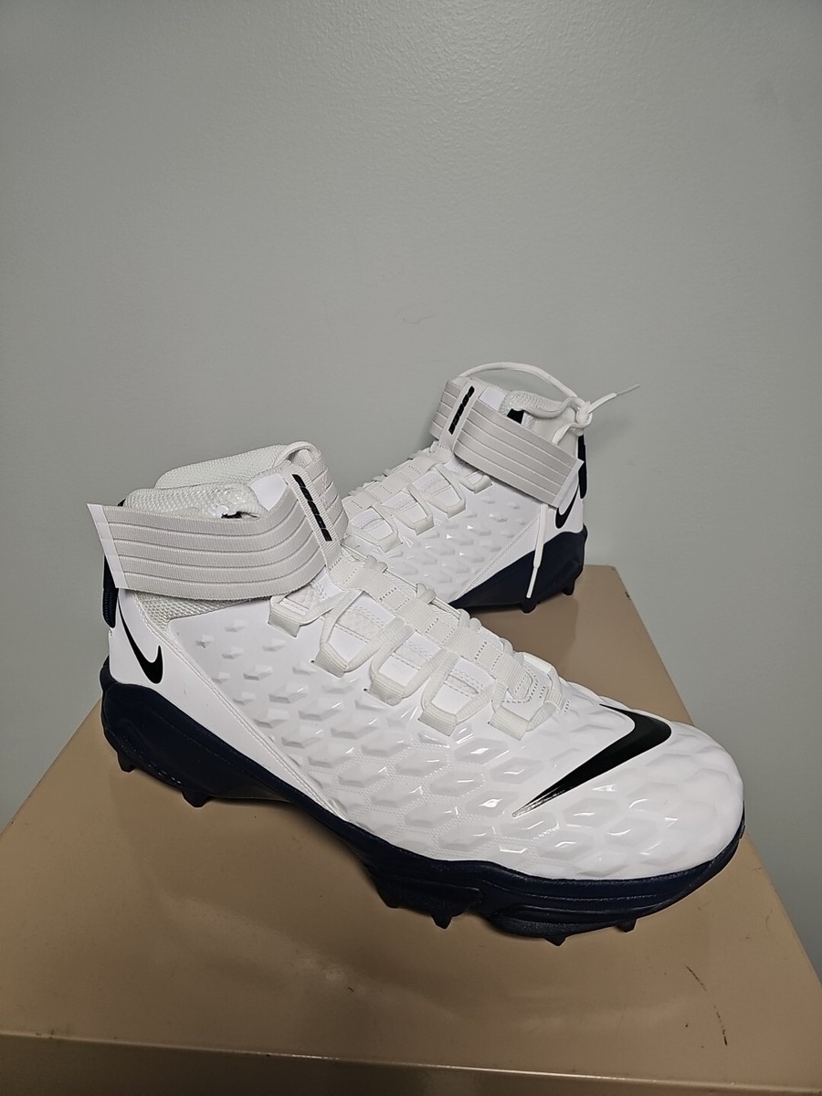 Nike Men’s 13 Force Savage Pro 2 Shark Football Cleats White/Navy BV5448-102 NEW s-l400.jpg main image 4