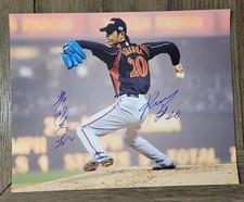 HISASHI IWAKUMA Signed 11x14 Photo Team Japan WBC Autographed in KANJI & Cursive