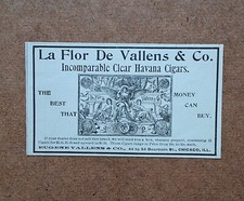 Antique Havana Cigars - Wabash - Famabella - 1893-1904 Tobacco Smoking AD LOT