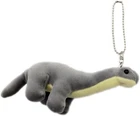 Plush toy holder, Dinosaur keychain, Brachiosaurus. Total length: 7cm. Takeoff