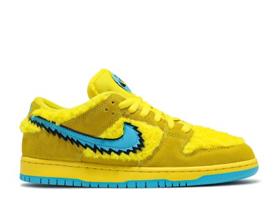 Nike SB Dunk Low Grateful Dead Yellow CJ5378-700 Size US Men 11 * NEW, UNWORN *