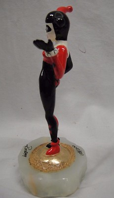 WARNER BROS HARLEY QUINN STATUE RON LEE 1999 w/GOLD 24kt BATMAN