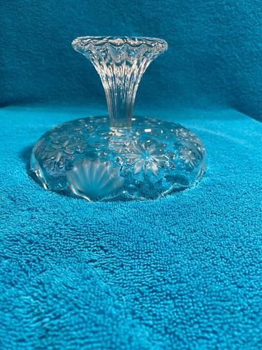 MIKASA CRYSTAL SNOWFLAKE FROST 6.5" FOOTED CANDY BON BON DISH BOWL - Picture 7 of 13