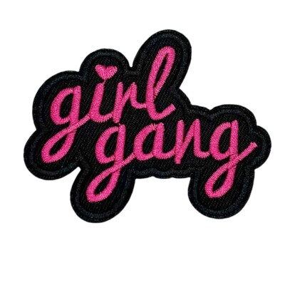 Girlgang Patch Aufnäher Bügelbild Flicken Applikation Schriftzug best friends