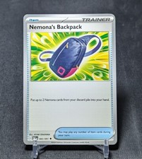 Nemona's Backpack Regular Uncommon Item 2024 Paldean Fates Pokemon Card 083/091