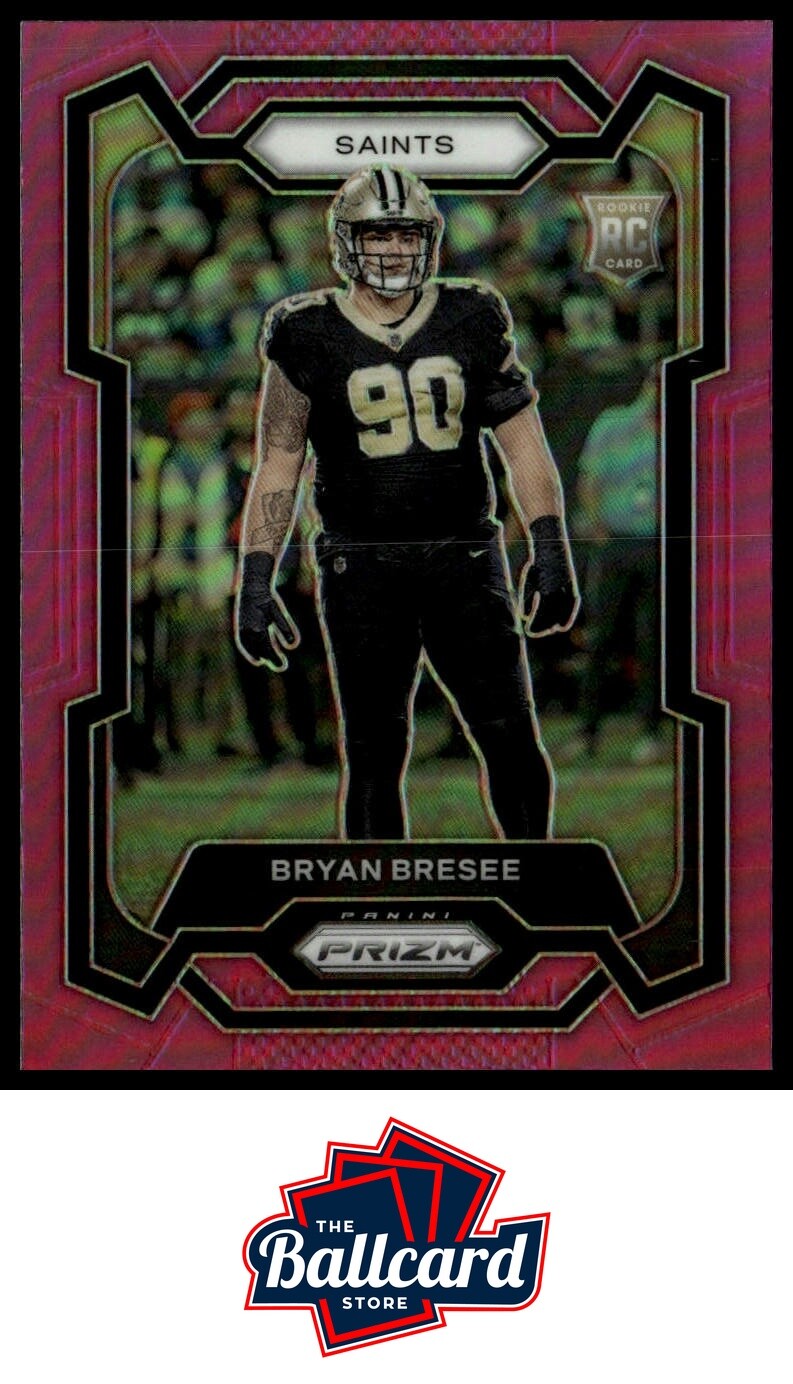 2023 Panini Prizm #372 Bryan Bresee pink